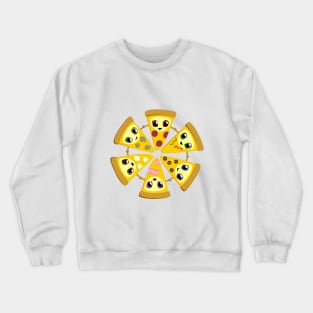 Happy Pizza Crewneck Sweatshirt